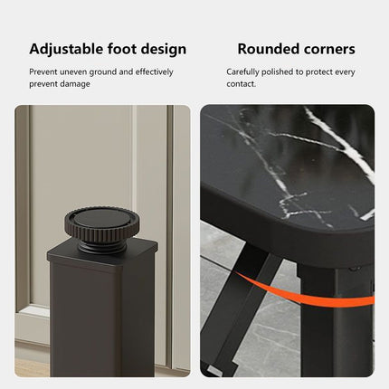 Folding Square Table Space Saving Durable for Home Office Kitchen Balcony Use