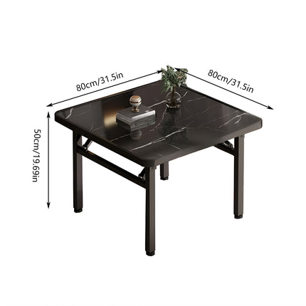 Folding Square Table Space Saving Durable for Home Office Kitchen Balcony Use