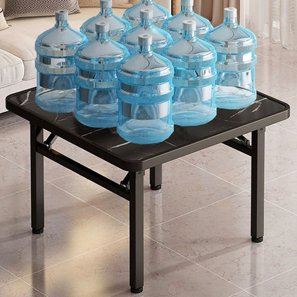 Folding Square Table Space Saving Durable for Home Office Kitchen Balcony Use
