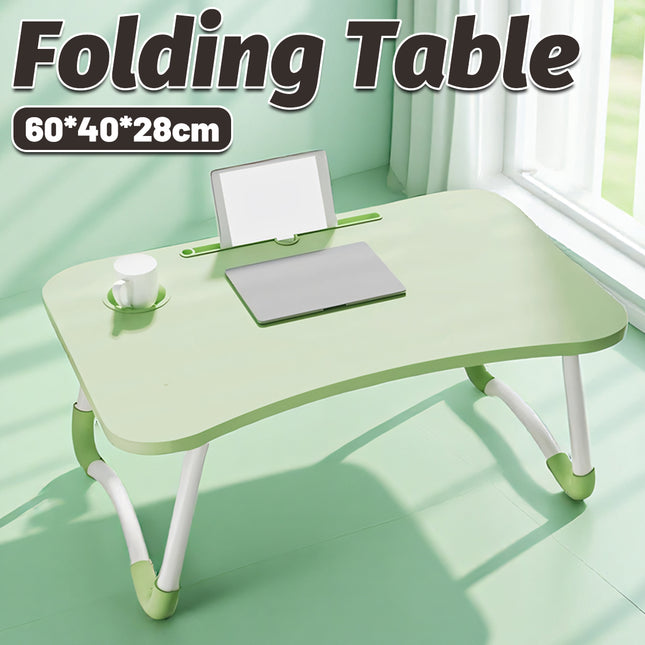 Bedside Small Table Foldable for Office Study Sturdy Portable for Laptop Books