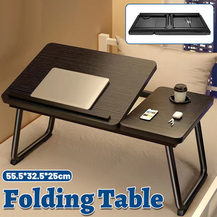 Bedside Table with Adjustable Height Folding Desktop Sturdy Space Saving Durable
