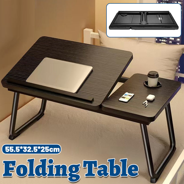 Bedside Table with Adjustable Height Folding Desktop Sturdy Space Saving Durable