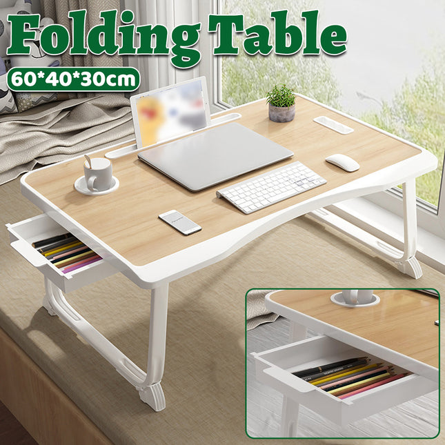 Folding Bed Desk Small Computer Table Student Dorm Study Desk Bedroom Floor
