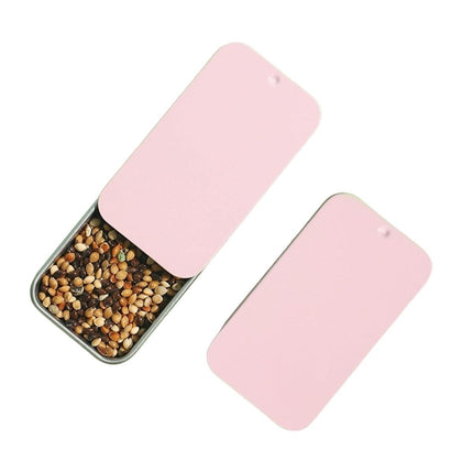 2PCS Bird Training Food Box Parrot Feeding Tank Tiger Skin Peony Reward Feeder