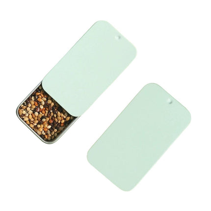2PCS Bird Training Food Box Parrot Feeding Tank Tiger Skin Peony Reward Feeder
