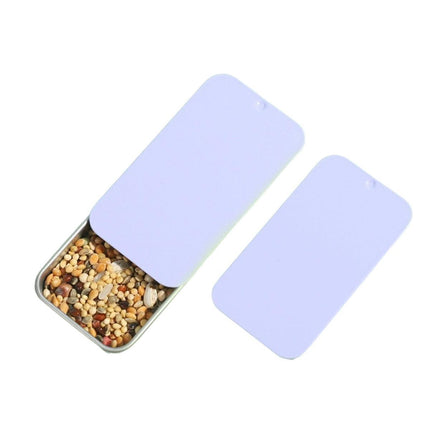 2PCS Bird Training Food Box Parrot Feeding Tank Tiger Skin Peony Reward Feeder