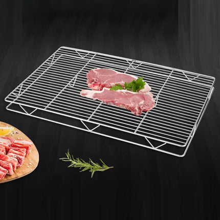 2PCS Baking Cake Cooling Rack Non-Stick Rectangle Mesh Drying Rack for Kitchen