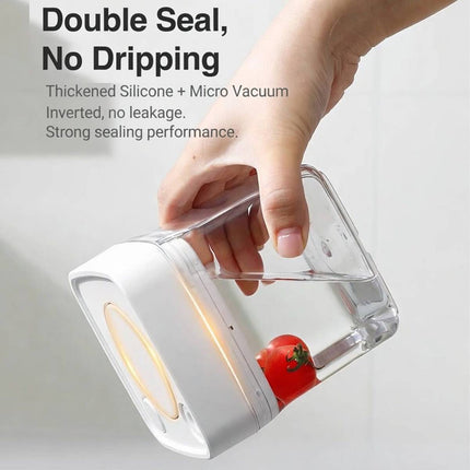 Square Sealed Food Storage Containers Set of 8 500ml Airtight Kitchen Jars