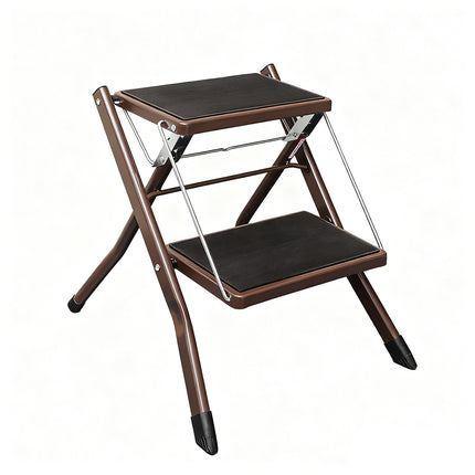 Home Multi Function Foldable Metal Step Stool Footstool Space Saving Durable