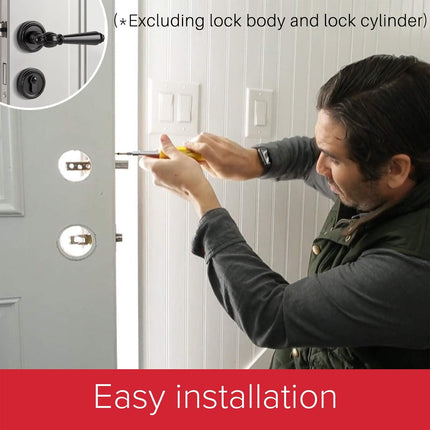 Retro Wooden Door Lock Handle Static Home Door Handle Without Lock Core 145mm