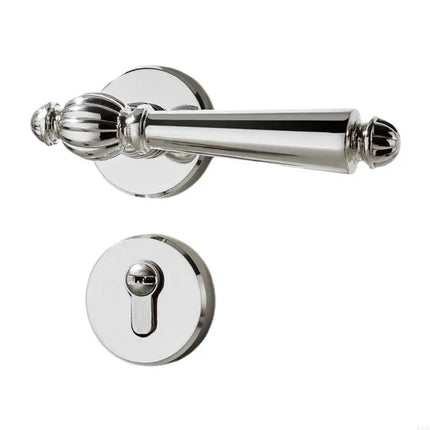 Retro Wooden Door Lock Handle Static Home Door Handle Without Lock Core 145mm