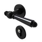 Retro Wooden Door Lock Handle Static Home Door Handle Without Lock Core 145mm