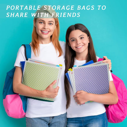 20PCS Frosted Document Storage Bag Clear File Organizer Waterproof Durable