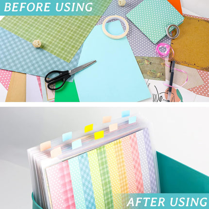 20PCS Frosted Document Storage Bag Clear File Organizer Waterproof Durable