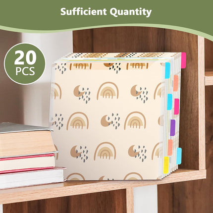 20PCS Frosted Document Storage Bag Clear File Organizer Waterproof Durable