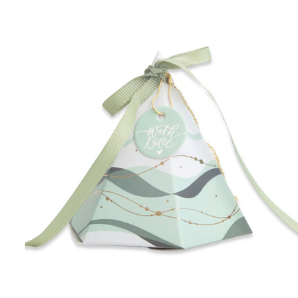50PCS Hexagonal Candy Cones Treat Box Party Favor Bags for Wedding Birthday