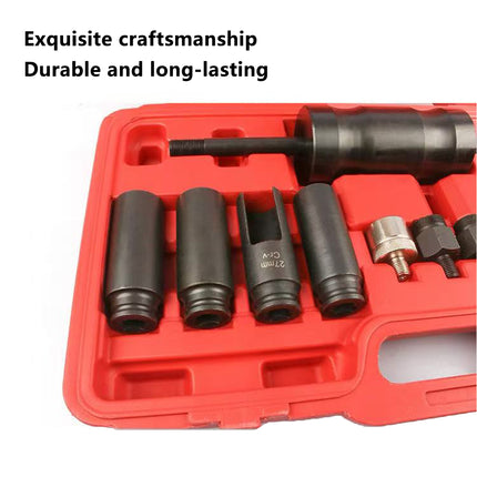 14PCS Car Fuel Injector Removal Tool Kit for Petrol Diesel Engine Maintenance