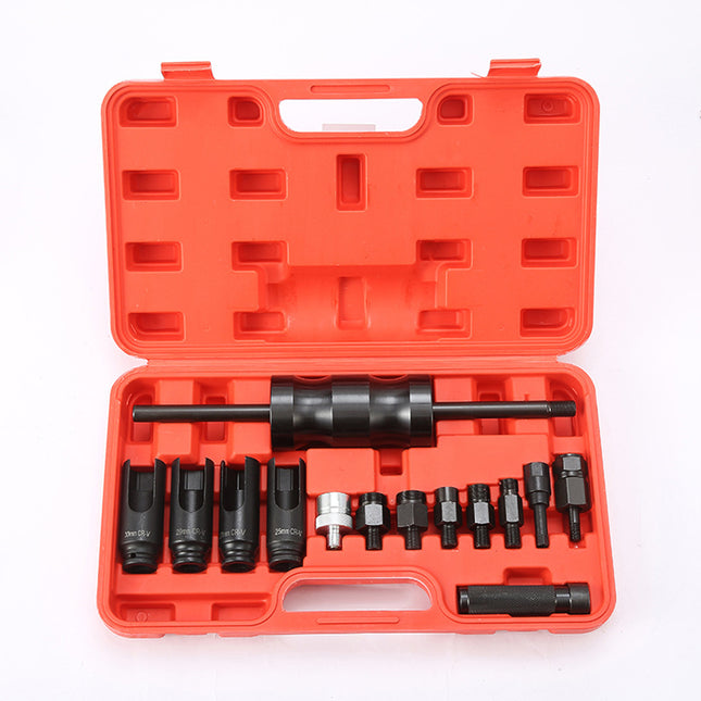 14PCS Car Fuel Injector Removal Tool Kit for Petrol Diesel Engine Maintenance