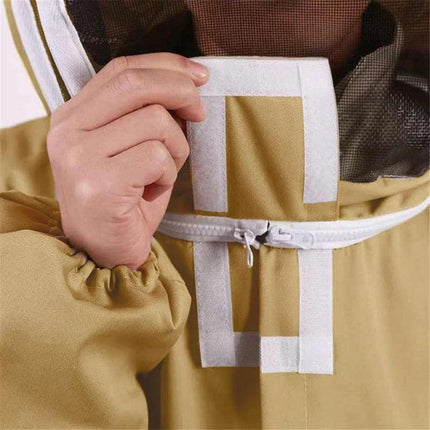 Full Beekeeping Suit Bee Suit Heavy Duty Leather Ventilated Keeping Gloves
