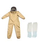 Full Beekeeping Suit Bee Suit Heavy Duty Leather Ventilated Keeping Gloves