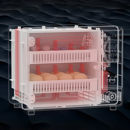 Fully Automatic Chicken Egg Incubator 24 Egg Digital Poultry Hatcher Farm Use