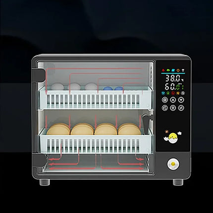 Fully Automatic Chicken Egg Incubator 24 Egg Digital Poultry Hatcher Farm Use