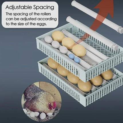 Fully Automatic Chicken Egg Incubator 24 Egg Digital Poultry Hatcher Farm Use