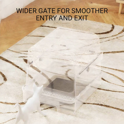 Extra Large Enclosed Drawer Type Cat Litter Box Odor Proof Splash Proof Pet Use