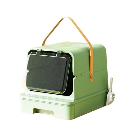 Extra Large Enclosed Drawer Type Cat Litter Box Odor Proof Splash Proof Pet Use