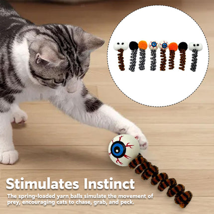 8PCS Cat Toys Set Interactive Kitten Toys for Indoor Cats Kittens Multi Colours