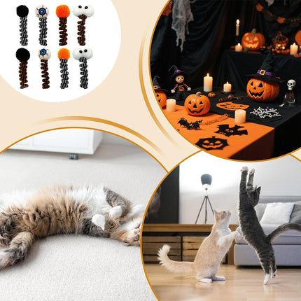 8PCS Cat Toys Set Interactive Kitten Toys for Indoor Cats Kittens Multi Colours