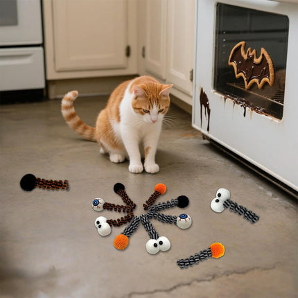 8PCS Cat Toys Set Interactive Kitten Toys for Indoor Cats Kittens Multi Colours