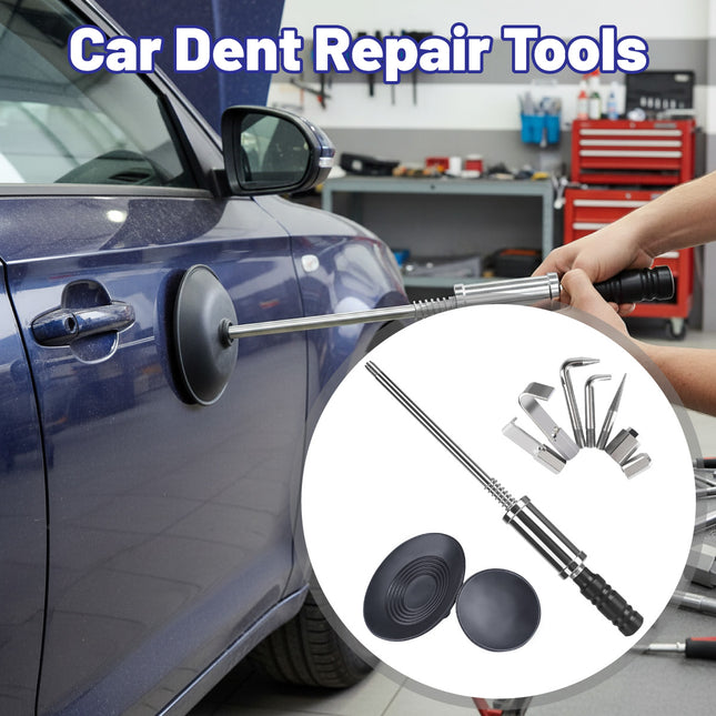 Car Dent Repair Tool Kit 10PCS Slide Hammer Puller Auto Body Panel Paintless