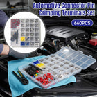 660PCS Automotive Connector Pin Crimping Terminals Set for Car Truck Motorcycle