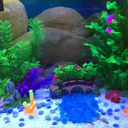 2PCS 30cm Artificial Aquarium Plants Plastic Water Grass Decoration for Fish Tank