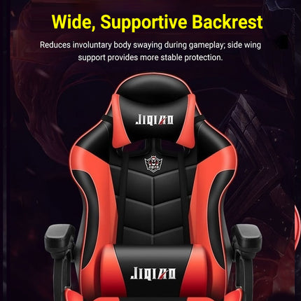Gaming Chair Ergonomic High Back Chair with Lumbar Support Pillow and Headrest