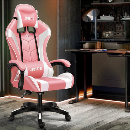 Gaming Chair Ergonomic High Back Chair with Lumbar Support Pillow and Headrest