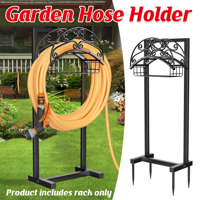 Garden Pipe Rack Support Outdoor Pipe Rack for Garden Yard  Water Hose Storage