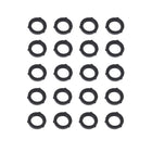 100pcs Silicone Rubber Seal Gasket Ring for Pipe Fitting Water Leak Proof