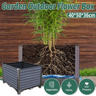Planting Box Square Planter Pot Large Capacity Balcony Vegetable Flower Garden