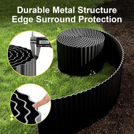 Garden Guardrail Metal Edge Fencing Rustproof Durable For Yard Outdoor Plants