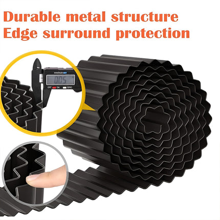 Garden Guardrail Metal Edge Fencing Rustproof Durable For Yard Outdoor Plants