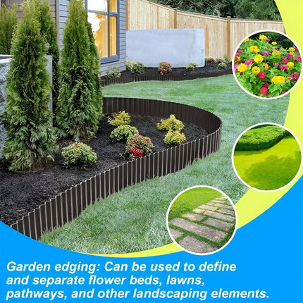 Garden Guardrail Metal Edge Fencing Rustproof Durable For Yard Outdoor Plants