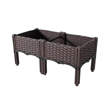 Garden Vegetable Planting Box Durable Sturdy for Patio Balcony Outdoor Growing