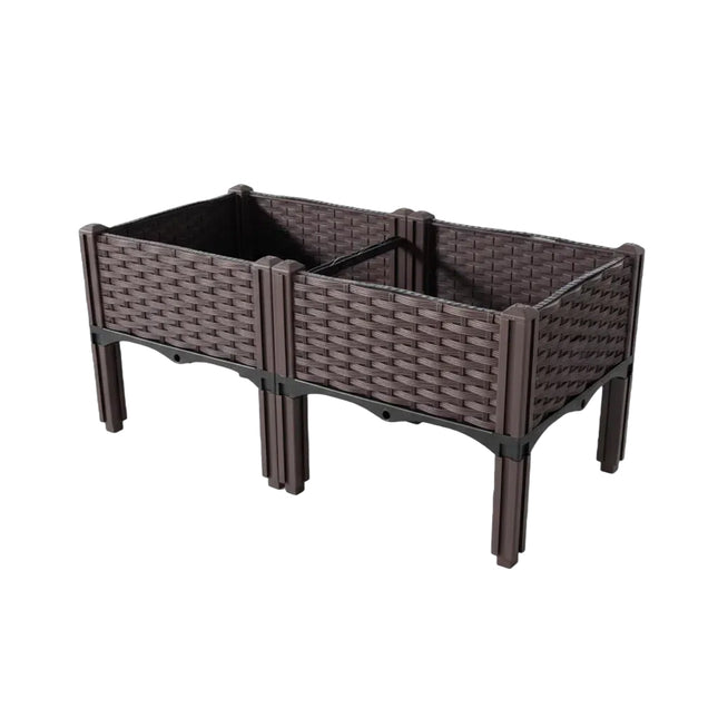 Garden Vegetable Planting Box Durable Sturdy for Patio Balcony Outdoor Growing