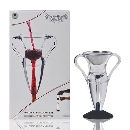 Wine Rapid Aerator Decanter Clear Glass Easy Use For Home Party Bar Wine Tasting