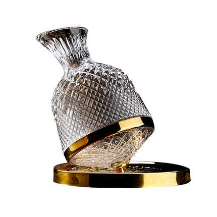 Roly-Poly Wine Decanter 1.5L Shatterproof Glass For Home Bar Party Wine Serving