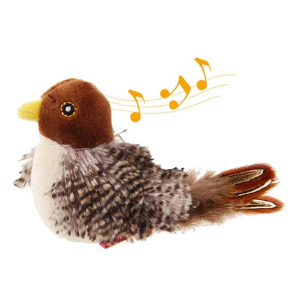 Bird Shape Cat Squeaky Sound Toy Hunting Play Fun For Indoor Play Kitty Kitten