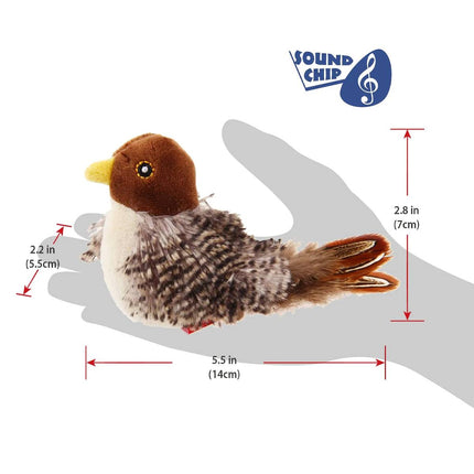 Bird Shape Cat Squeaky Sound Toy Hunting Play Fun For Indoor Play Kitty Kitten