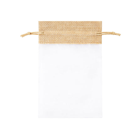 Organza Jute Drawstring Gift Bags 50pcs 10x15cm